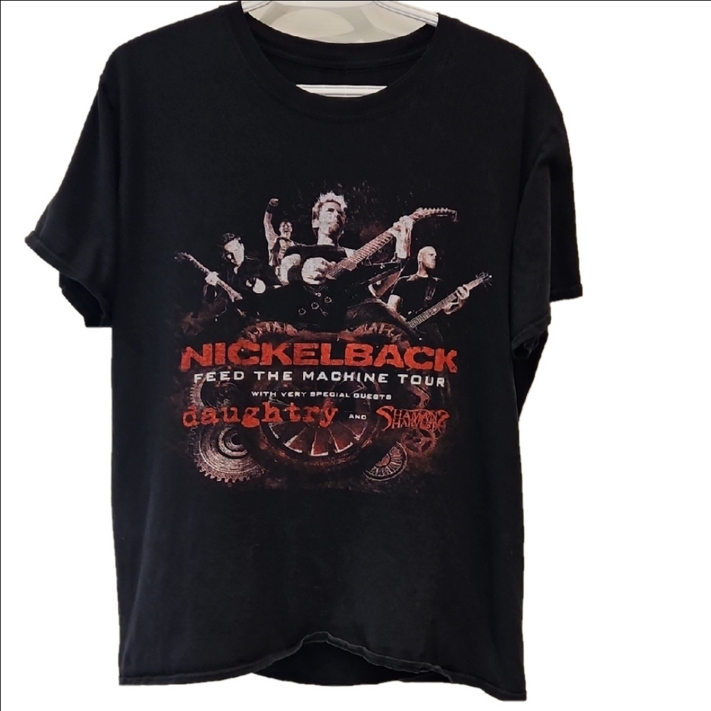 Unbranded T-Shirt Nickelback Feed the Machine Tour Men's M-L (Tags Missing)